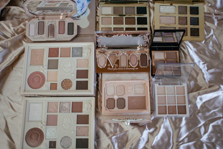 my favorite neutral eyeshadow palettes