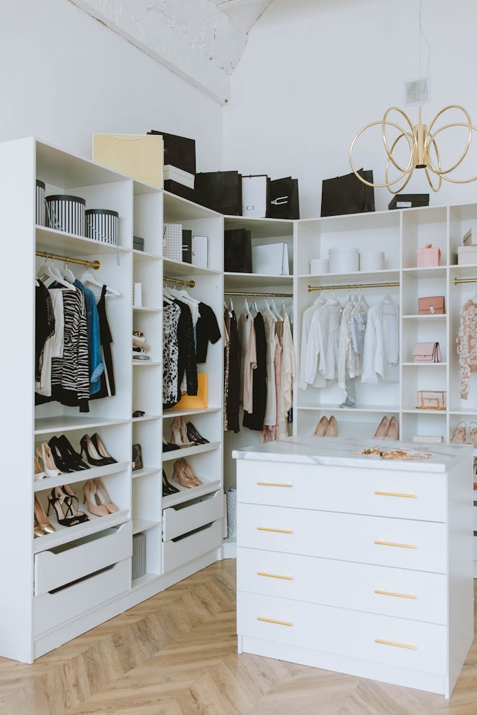 White Drawer in the Wardrobe