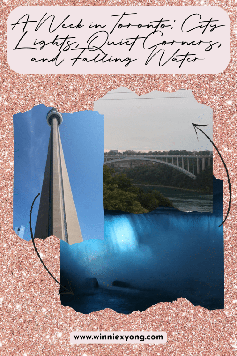 A Week in Toronto: City Lights, Quiet Corners, and Falling Water